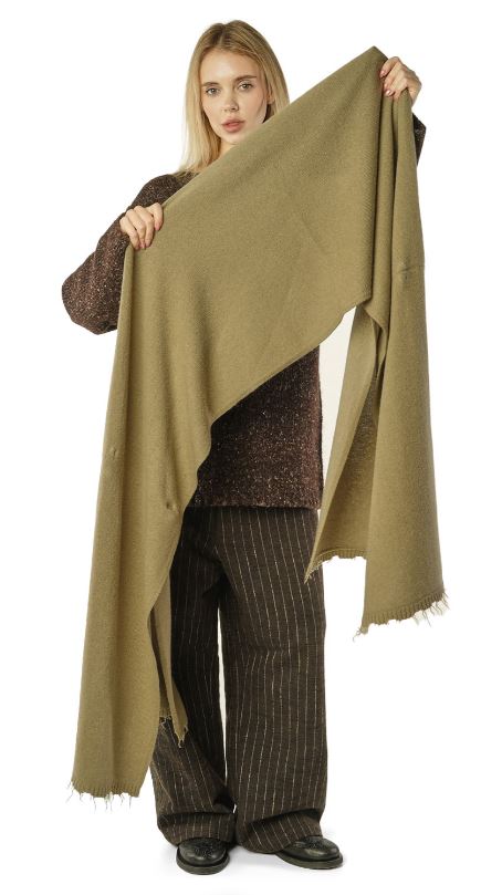 Rundholz AW26 1537711 knitted scarf purple