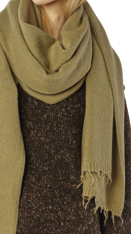 Rundholz AW26 1537711 knitted scarf purple