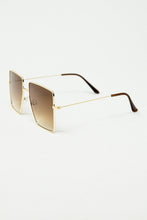 Square and minimalist sunglasses