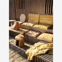 Madam Stolz Striped cotton chair pad