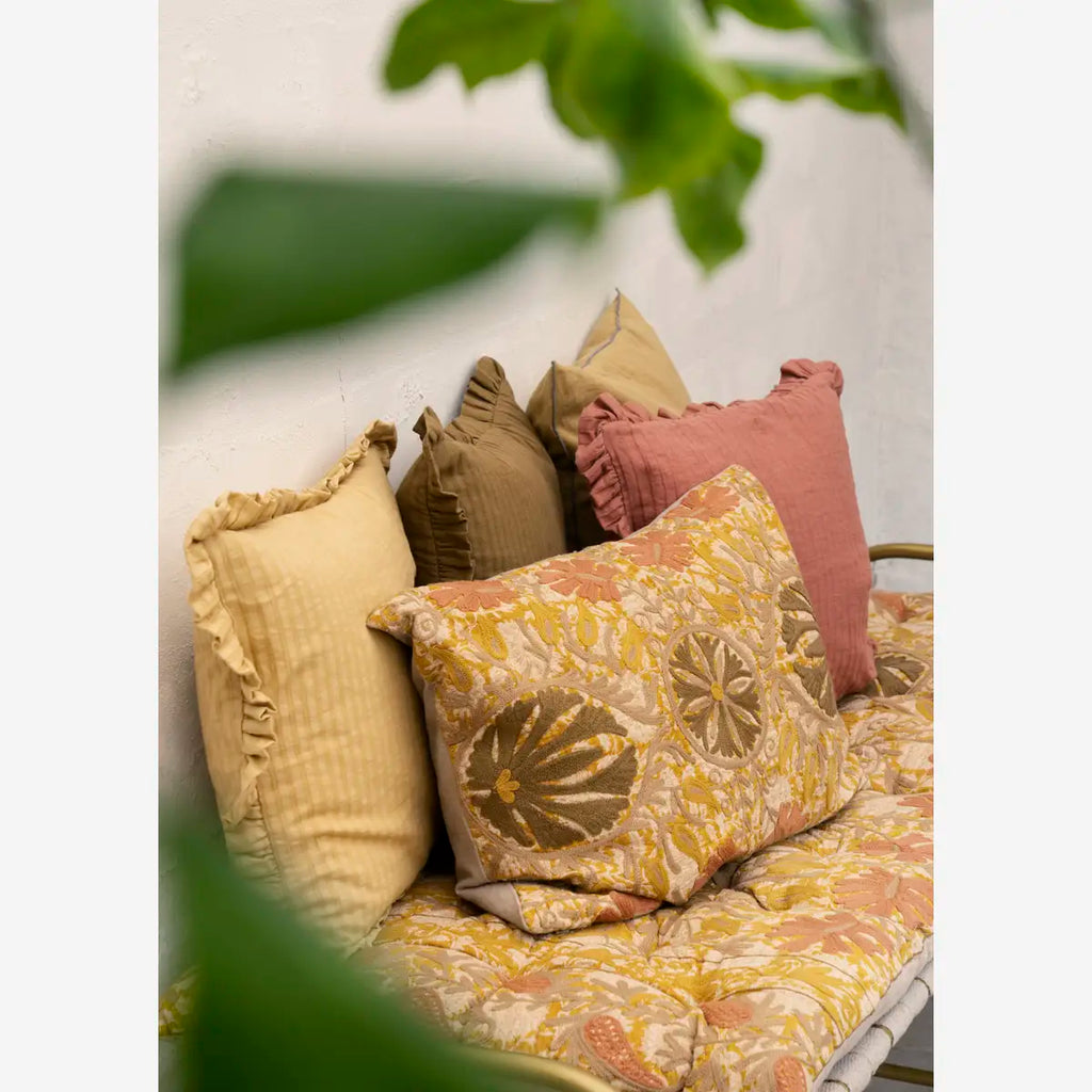 Madam Stoltz Suzani embroidered mattress