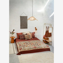 Madam Stoltz Suzani embroidered throw