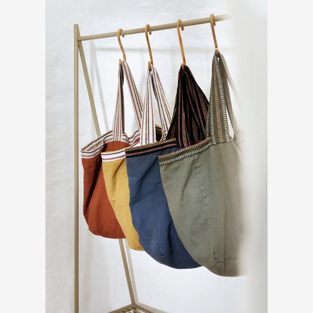 Madam Stoltz Cotton tote bag Blue