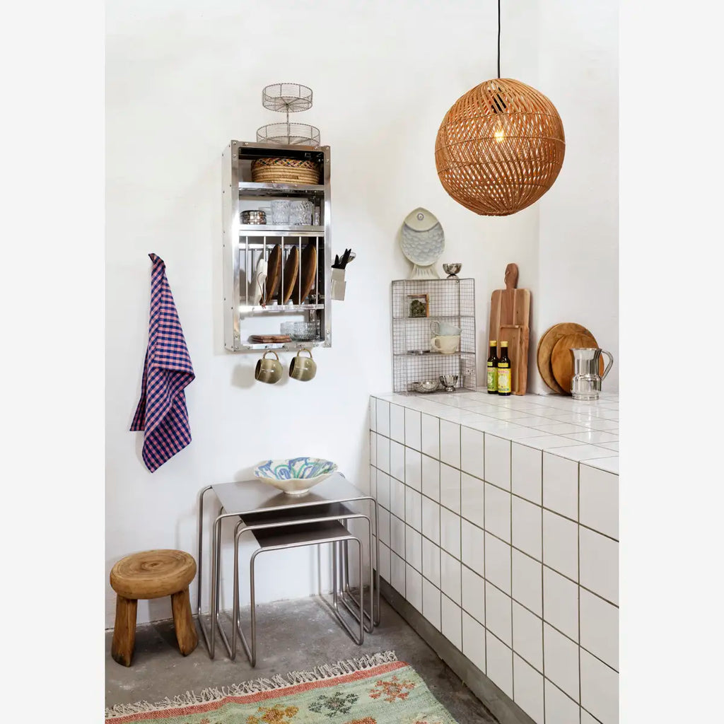 Madam Stoltz Wooden Stool