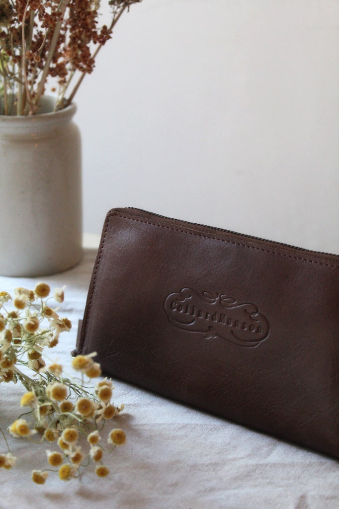 CollardManson Colorado Tan Zipped Wallet