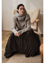 Rabens Saloner Patchwork knit sweater - Anli