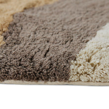 HK Living : Bath mat natural waves, Ø120cm