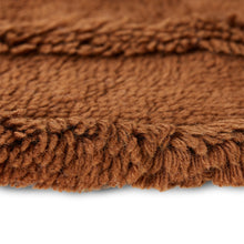 HK Living : Round woolen rug mahogany, Ø150cm