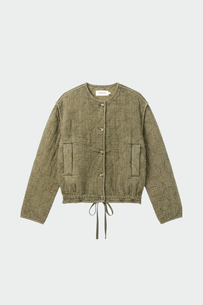 ABRIGO AW26 QUILTED COTTON JACKET KHAKI
