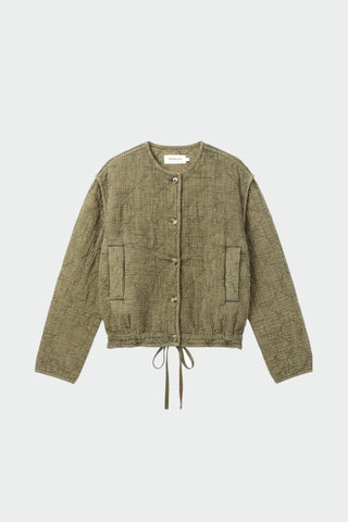 ABRIGO AW26 QUILTED COTTON JACKET KHAKI