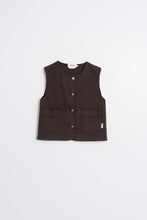 AW26 Chaleco COTTON TWILL VEST COCONUT
