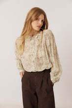 AW26 ART DECO PRINT SHIRT CLAY GREEN MULTICOLOR