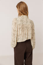 AW26 ART DECO PRINT SHIRT CLAY GREEN MULTICOLOR