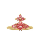 Vivienne Westwood FEODORITA RING - GOLD / RED CZ