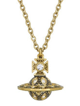 Vivienne Westwood RACHELLE PENDANT - GOLD/WHITE Crystal
