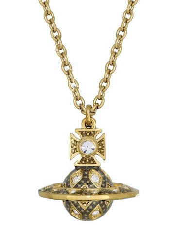 Vivienne Westwood RACHELLE PENDANT - GOLD/WHITE Crystal