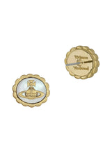 Vivienne Westwood BLUMA EARRINGS - GOLD / WHITE