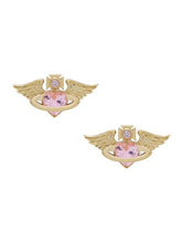 Vivienne Westwood GALENA EARRINGS (925) - GOLD / PINK CZ