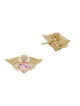 Vivienne Westwood GALENA EARRINGS (925) - GOLD / PINK CZ
