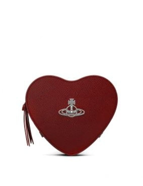 AW25 Vivienne Westwood Louise Heart Crossbody Red