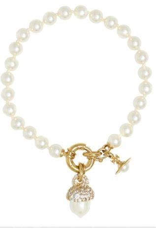 Vivienne Westwood Lucille Pearl Bracelet Gold