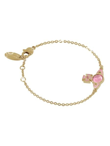 Vivienne Westwood BEATRIX BRACELET - GOLD / ROSE CZ / Transparent Rose
