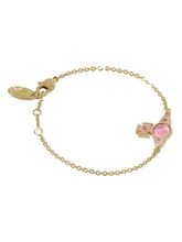 Vivienne Westwood BEATRIX BRACELET - GOLD / ROSE CZ / Transparent Rose