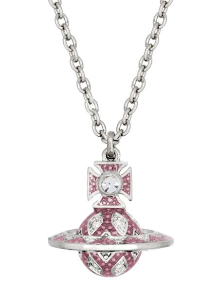 Vivienne Westwood RACHELLE PENDANT - PLATINUM / WHITE Crystal