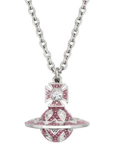 Vivienne Westwood RACHELLE PENDANT - PLATINUM / WHITE Crystal