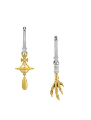 Vivienne Westwood Joselita Earrings Antique Gold / Platinum