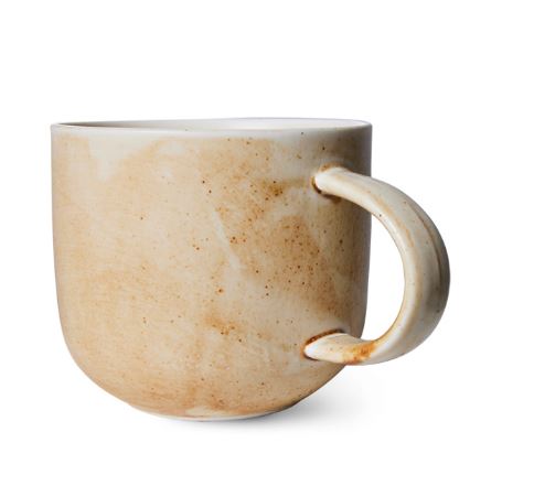 HKliving Chef Ceramics: Mug, Cream Brown