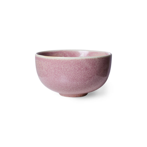 Chef ceramics: dessert bowl rustic pink