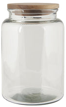 Glass jar w/wooden cover 3000 ml