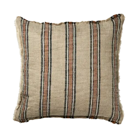 Cushion cover, Beige/brown/black