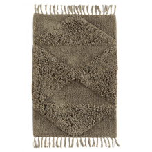 Madam Stoltz Tufted Bathroom Mat / Rug Taupe