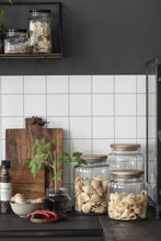 Glass jar w/wooden lid 3750 ml