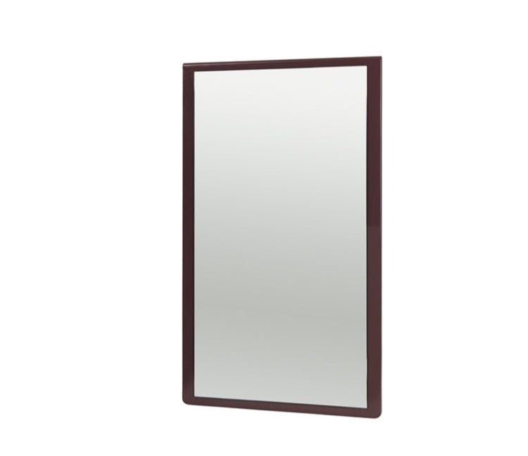 MIRROR 'TENNA' MDF/GLASS PUCE AUBERGINE