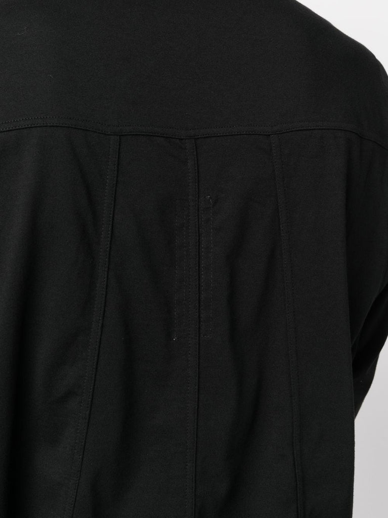 RICK OWENS  GRID CREWNECK SS T - BLACK
