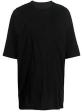 RICK OWENS  GRID CREWNECK SS T - BLACK