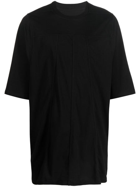 RICK OWENS  GRID CREWNECK SS T - BLACK