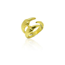 CollardManson 925 Gold Plated Silver Claw Ring