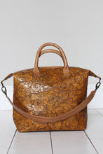 CollardManson Elke leather Bag - Havana floral