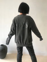 WDTS Heavyweight  L/S UNISEX Sweatshirt distressed charcoal