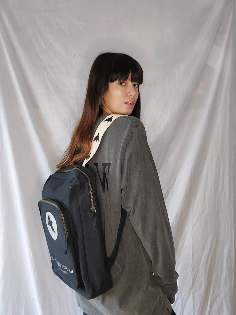 WDTS Backpack- Black Canvas - crow backpack