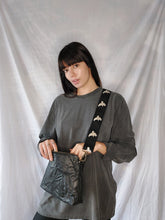 Florrie bag - cloudy - black crow strap