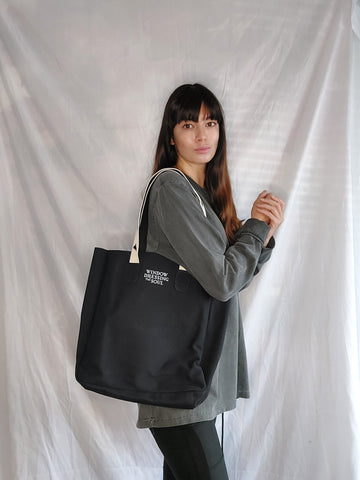 WDTS - Black Canvas - tote