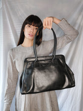 CollardManson Doctors Bag - Black Leather