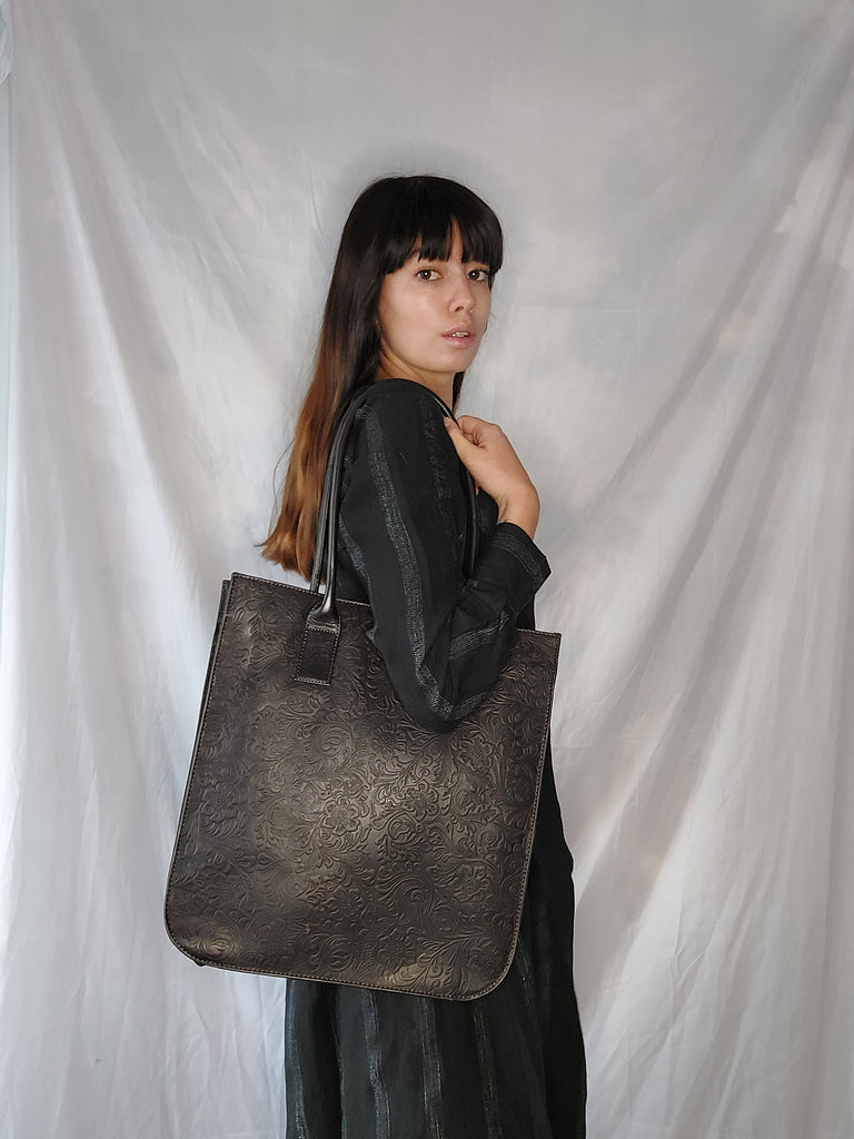 Heida bag - black leather