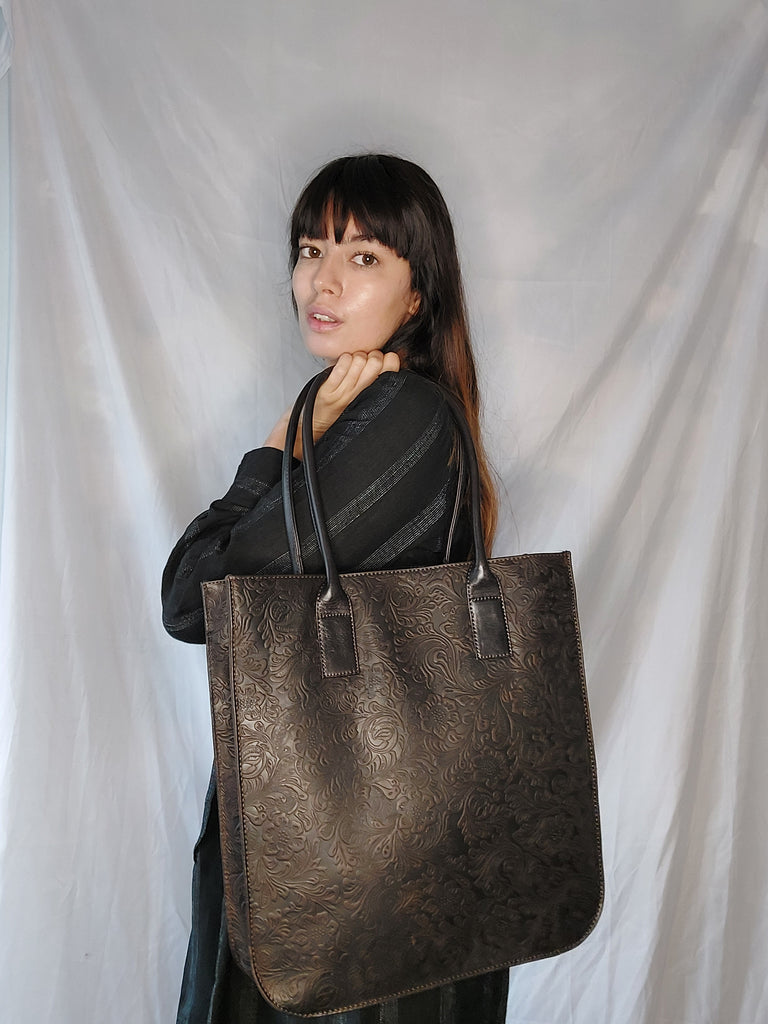 Heida bag - black leather