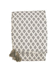 Printed Cotton Plaid w/ Tassels